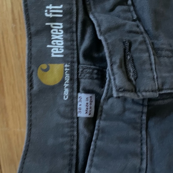 CARHARTT MENS GRAY 38/30 like new pants - Picture 3 of 5